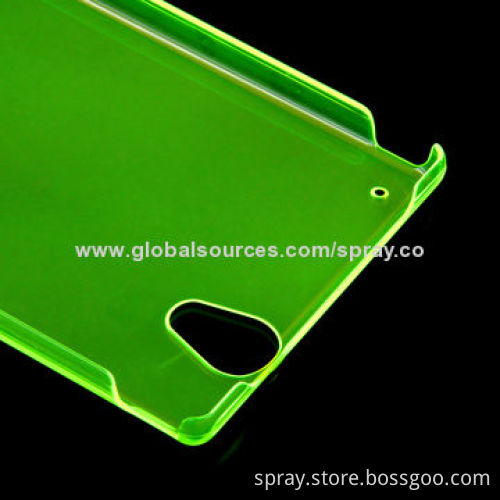 Ultra-thin Crystal Mobile Phone Cases for Sony Xperia T2, Clear PC Material/Various Colors Available